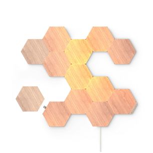 Nanoleaf Elements Hexagons Starter Kit, 13 Paneļi - Viedie gaismas paneļi