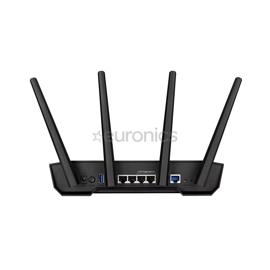 ASUS TUF Gaming AX3000 V2, WiFi 6, melna - Bezvadu rūteris