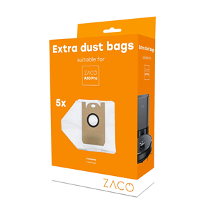 ZACO A10 Pro, 5 gab. - Putekļu maisiņi robota putekļu sūcēja iztukšošanās stacijai