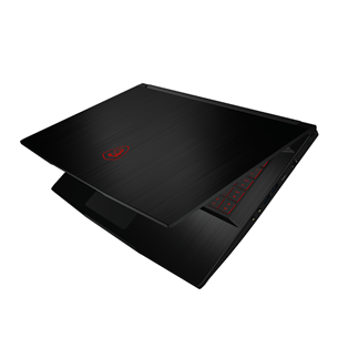 MSI Thin GF63 12U, 15.6'', FHD, 144 Hz, i7, 16 GB, 512 GB, RTX 3050, ENG, melna - Portatīvais dators