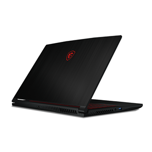 MSI Thin GF63 12U, 15.6'', FHD, 144 Hz, i7, 16 GB, 512 GB, RTX 3050, ENG, black - Notebook