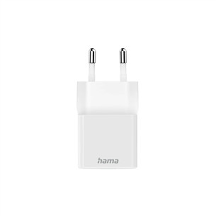 Hama Fast Charger, USB-C, 20 W, white - Power Adapter