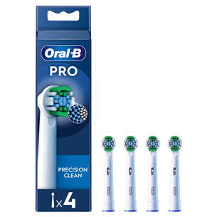 Braun Oral-B Precision Clean Pro, 4 gab., balta - Uzgaļi elektriskajai zobu birstei EB20-4NEW