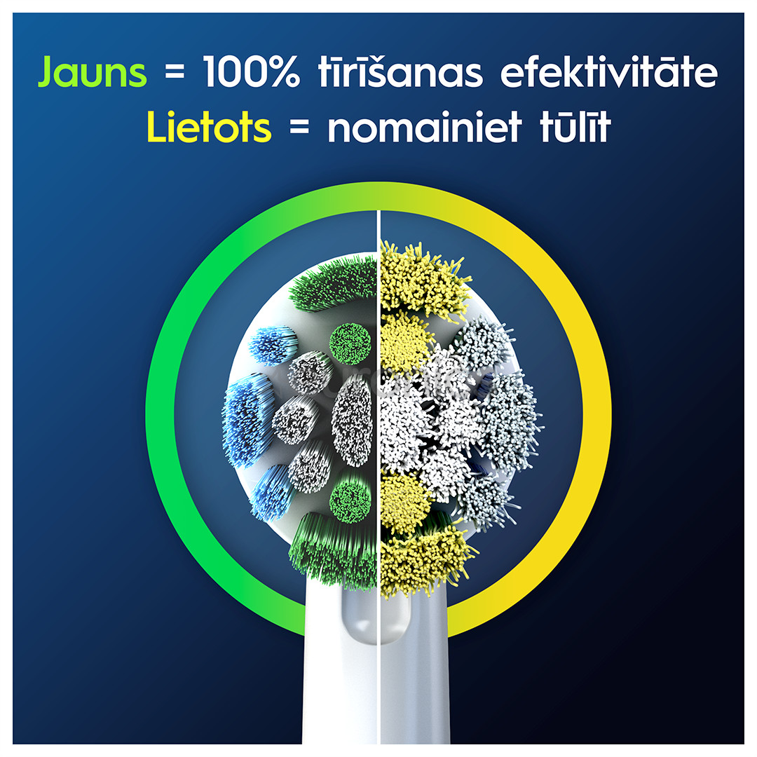 Braun Oral-B Precision Clean Pro, 4 gab., balta - Uzgaļi elektriskajai zobu birstei