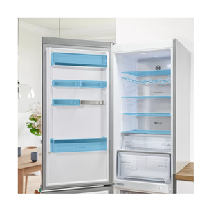 Bosch, NoFrost, 363 L, height 203 cm, inox - Refrigerator