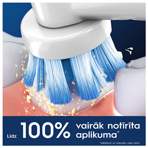 Braun Oral-B Sensitive Clean PRO, 4 gab., balta - Uzgaļi elektriskajai zobu birstei