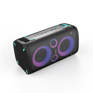 Hisense HP110 Plus Party Rocker One Plus, 2 mikrofoni, melna - Portatīvā mūzikas sistēma
