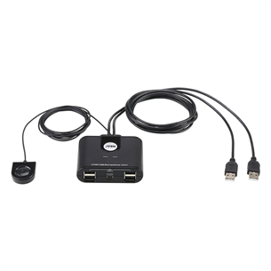 ATEN US224, 2 x 4 USB 2.0 Peripheral Sharing Switch - KVM pārslēgs