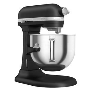 KitchenAid Artisan 6.6 L, melna - Mikseris