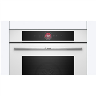 Bosch, Series 8, pyrolytic cleaning, 71 L, white - Built-in oven