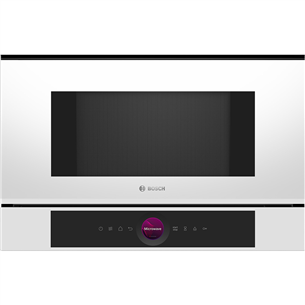 Bosch, Series 8, white - Built-in microwave oven