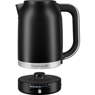 KitchenAid, 2400 W, 1.7 L, matēta melna - Tējkanna