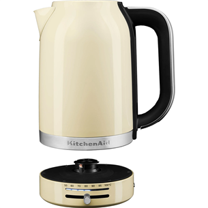 KitchenAid, 2400 W, 1.7 L, Almond Cream, bēša - Tējkanna