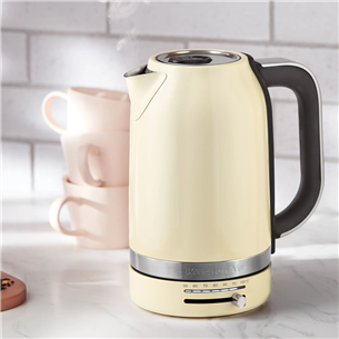 KitchenAid, 2400 W, 1.7 L, Almond Cream, bēša - Tējkanna