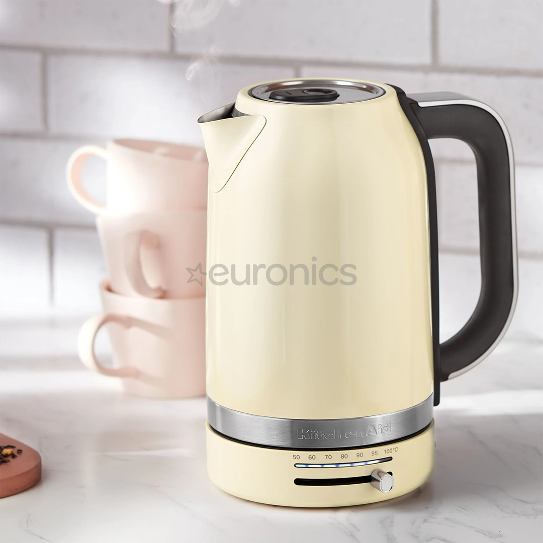 KitchenAid, 2400 W, 1,7 L, Almond Cream, beige - Kettle