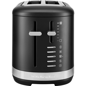 KitchenAid, 980 W, matte black - Toaster