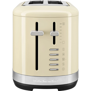 KitchenAid, 980 W, Almond Cream, bēša - Tosteris