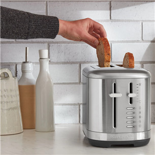 KitchenAid, 980 W, stainless steel - Toaster
