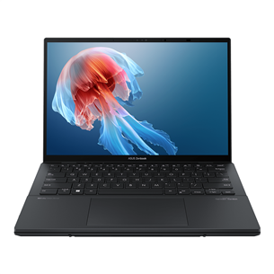 ASUS Zenbook DUO, 2x 14'', 3K, OLED, сенсорный, 120 Гц, Ultra 9, 32 ГБ, 1 ТБ, ENG, темно-серый - Ноутбук