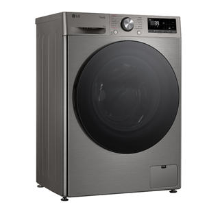 LG R700 Series, 9 kg, depth 47,5 cm, 1200 rpm, silver - Front load washing machine