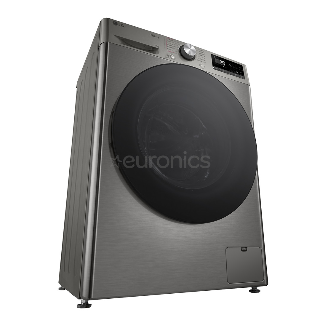 LG R700 Series, 9 kg, dziļums 47.5 cm, 1200 apgr/min., sudraba - Veļas mazgājamā mašīna ar priekšējo ielādi