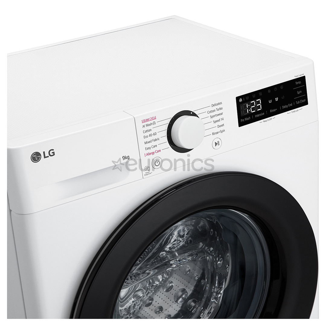 LG R500 Series, 9 kg, depth 47,5 cm, 1200 rpm - Front load washing machine