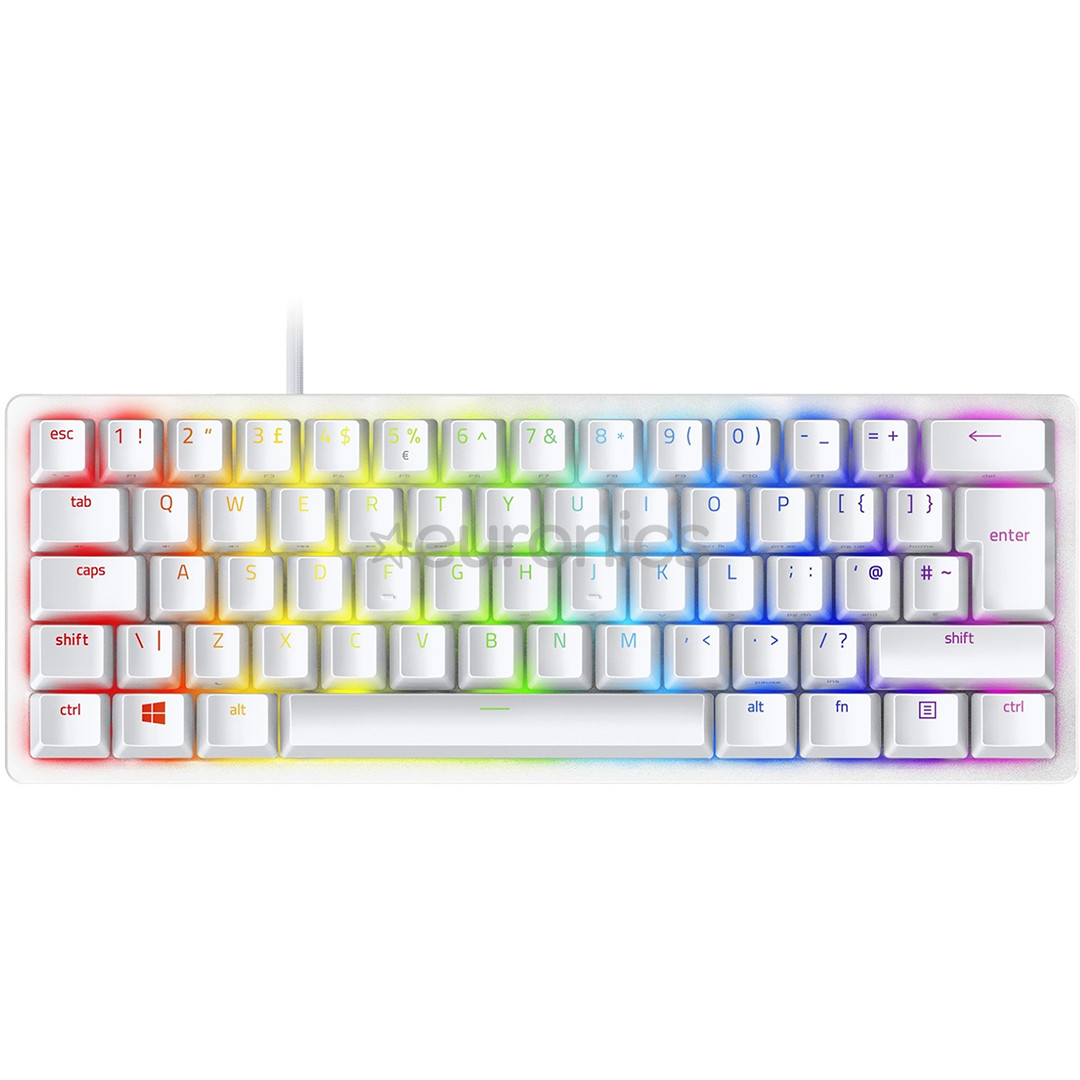 Razer Huntsman Mini Mercury Edition, Red Switch, RUS, white - Wired keyboard
