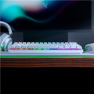 Razer Huntsman Mini Mercury Edition, Red Switch, RUS, белый - Проводная клавиатура