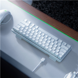 Razer Huntsman Mini Mercury Edition, Red Switch, RUS, белый - Проводная клавиатура