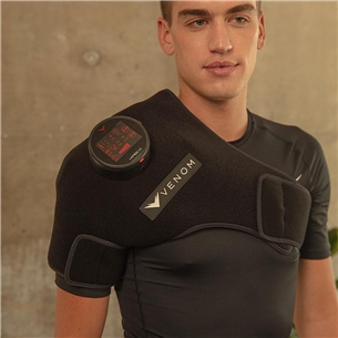 Hyperice Venom 2 Shoulder, left, black - Massage wrap