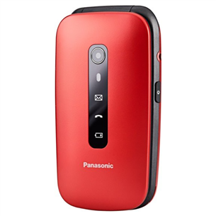Panasonic KX-TU550, sarkana - Mobilais telefons KX-TU550EXR