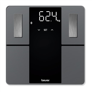 Beurer, Super Black Edition, Bluetooth, black - Diagnostic bathroom scale