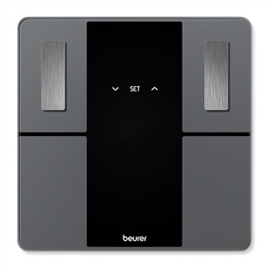 Beurer, Super Black Edition, Bluetooth, black - Diagnostic bathroom scale