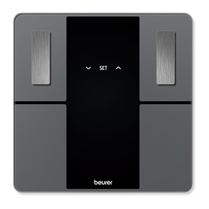 Beurer, Super Black Edition, Bluetooth, black - Diagnostic bathroom scale