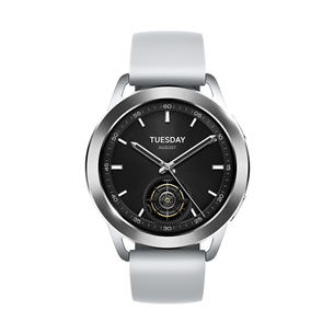 Xiaomi Watch S3, серебристый - Смарт-часы BHR7873GL