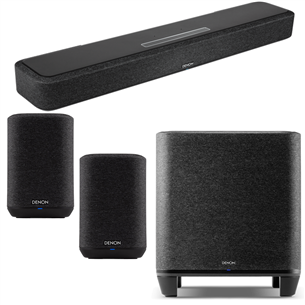 Denon Home Sound Bar 550 + 2x Home 150 + Home Subwoofer, черный - Комплект колонок DENONHOME550H150SUB