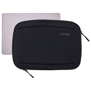 Thule Subterra 2, 14'' MacBook, melna - Apvalks portatīvajam datoram