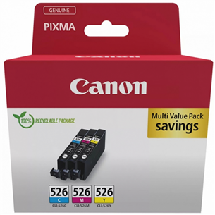 Canon CLI-526 C/M/Y Multi-pack - Ink set