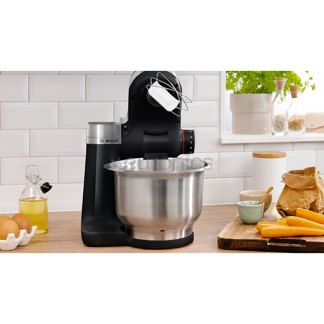Bosch, Series 2, 3.8 L, melna/sudraba - Virtuves kombains