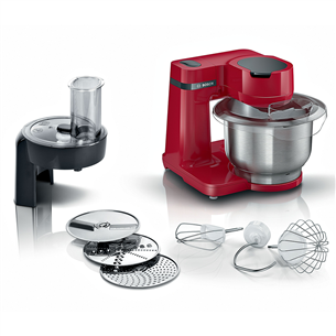 Bosch, Series 2, 3,8 L, red - Kitchen machine