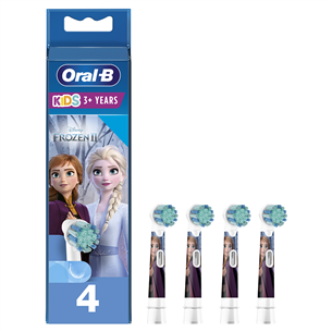 Braun Oral-B, Kids Frozen II, 4 шт. - Насадки для зубной щетки EB10-4/FROZEN