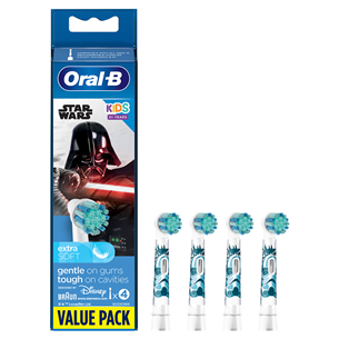 Braun Oral-B, Kids Star Wars, 4 шт. - Насадки для зубной щетки EB10-4/STARWARS