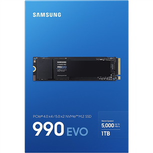 Samsung 990 EVO PCIe 4.0 x4 / 5.0 x2 NVMe M.2, 1 TB - SSD