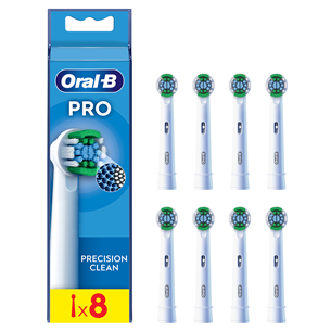 Braun Oral-B Precision Clean Pro, 8 шт., белый - Насадки для зубной щетки