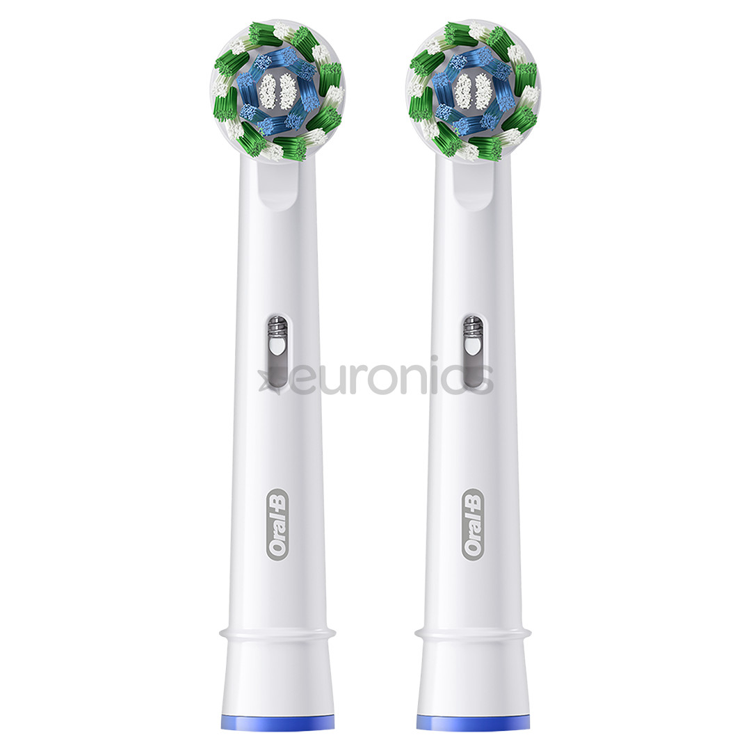 Braun Oral-B Cross Action Pro, 2 gab., balta - Uzgaļi elektriskajai zobu birstei