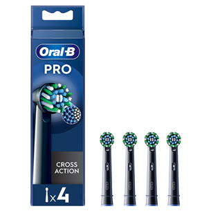 Braun Oral-B Cross Action Pro, 4 pcs, black - Spare brushes