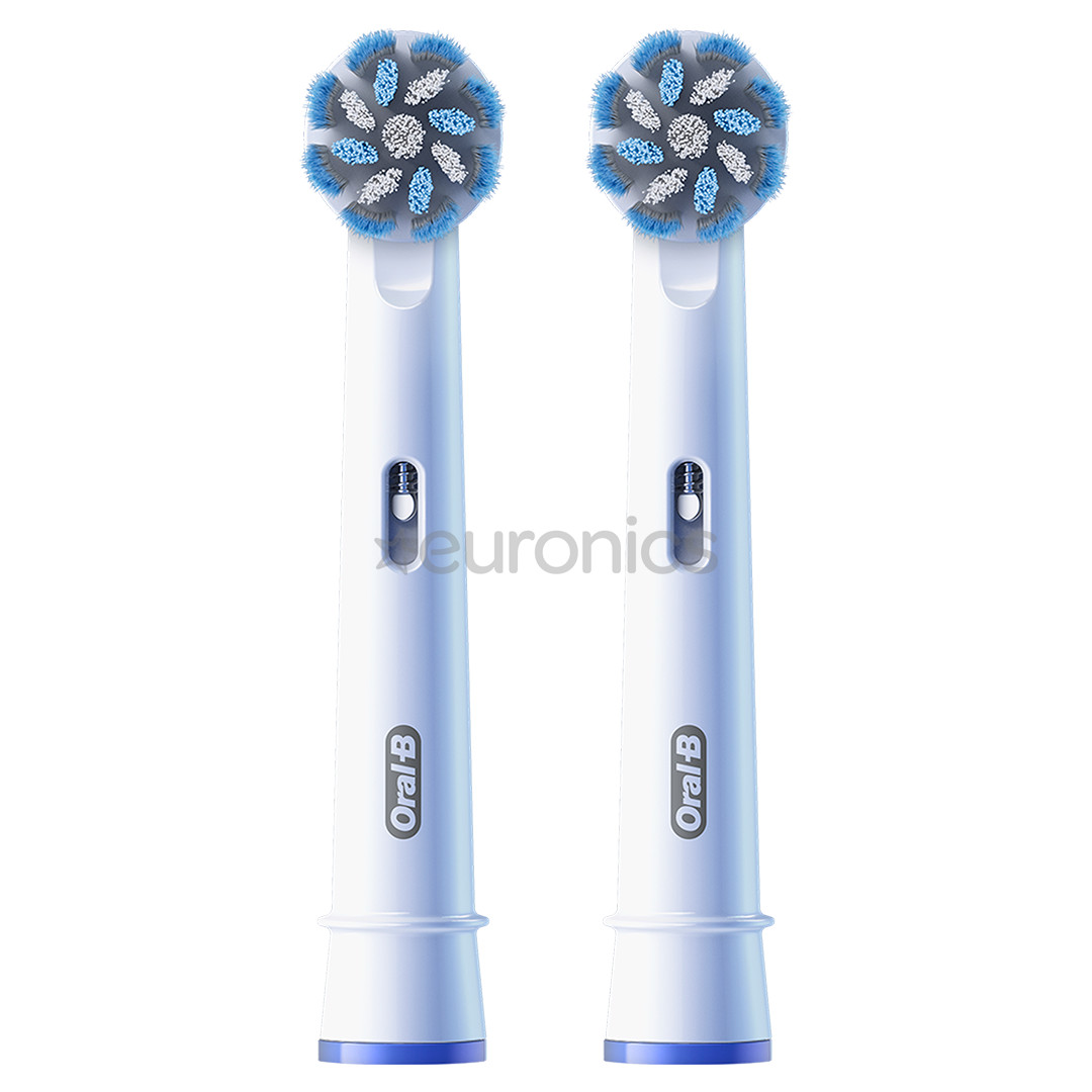 Braun Oral-B Sensitive Clean Pro, 2 gab., balta - Uzgaļi elektriskajai zobu birstei