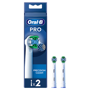 Braun Oral-B Precision Clean Pro, 2 gab., balta - Uzgaļi elektriskajai zobu birstei