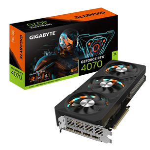 Gigabyte, NVIDIA GeForce RTX 4070, 12 ГБ, GDDR6X, 192 бит - Графическая карта 4719331314873