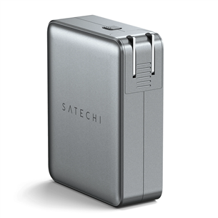 Satechi Travel Charger, 145 W, USB-C, pelēka - Lādētājs
